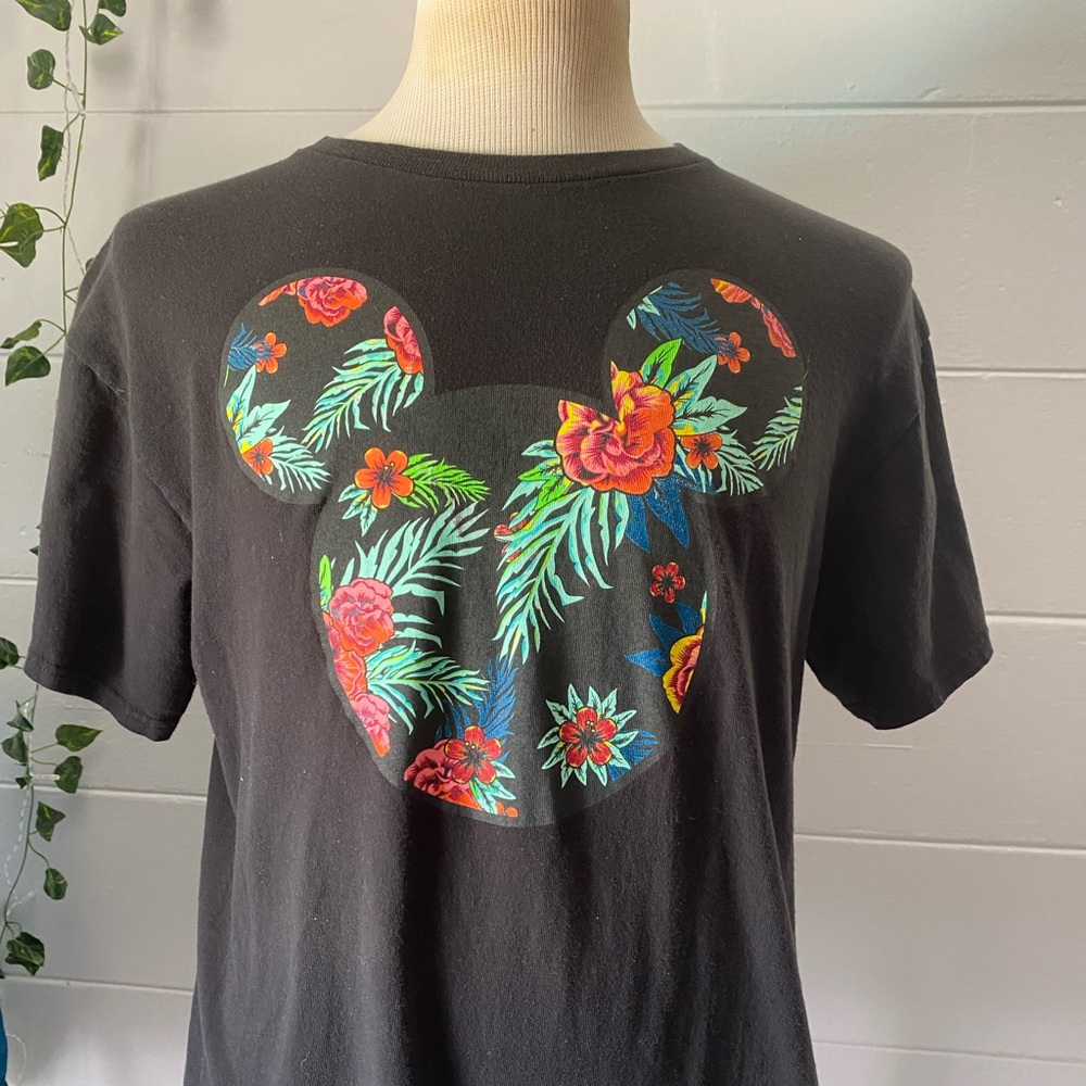 Floral Mickey Neff T-shirt
